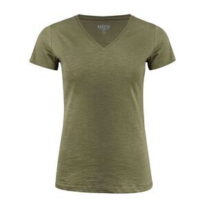 James Harvest Womens/Ladies Whailford V Neck / Moss Green